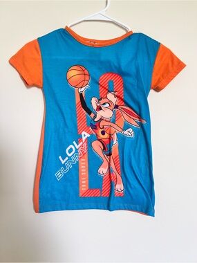 Lola Bunny Blue & Orange Girls' Graphic Tee